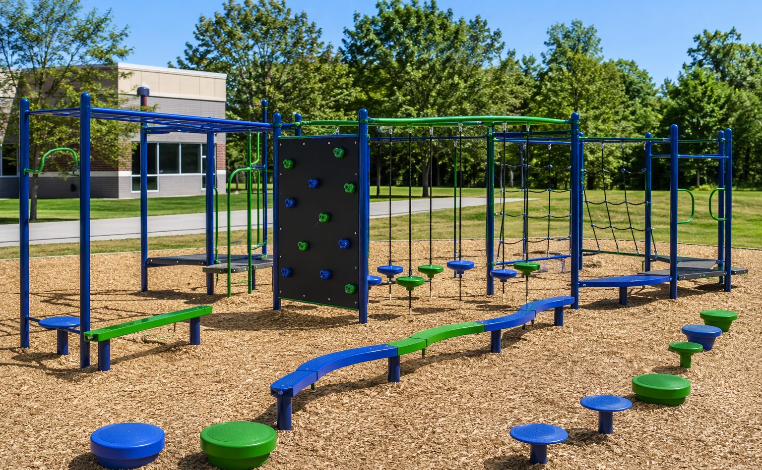 Obstacle course playground