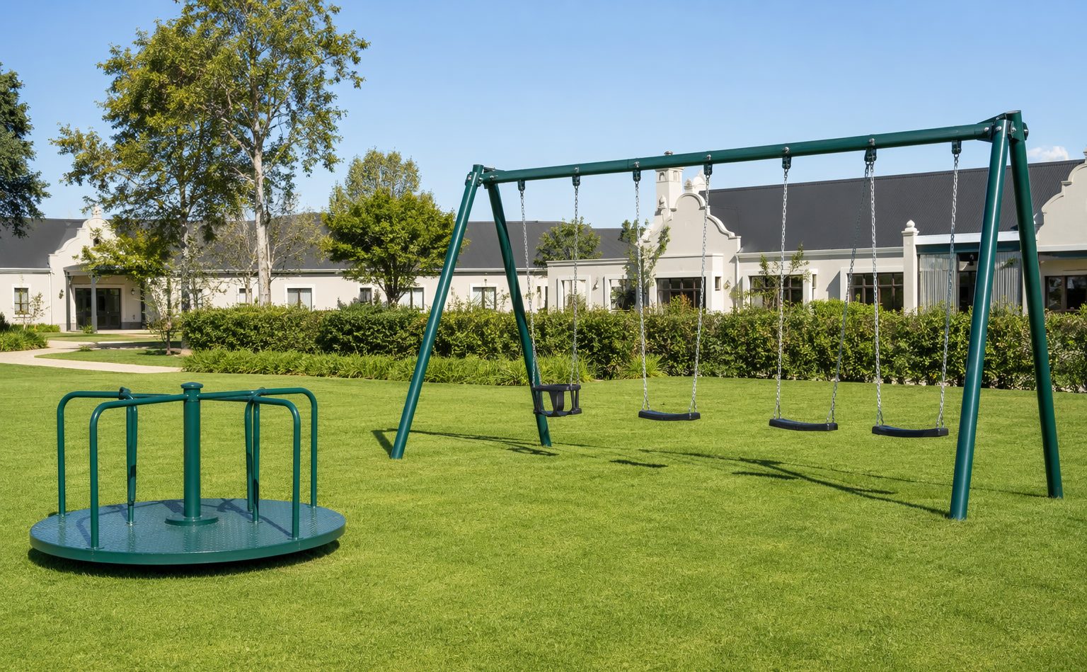 3 station heavy duty steel jungle gym